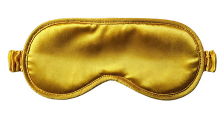 Golden silk sleep mask, smooth and soft