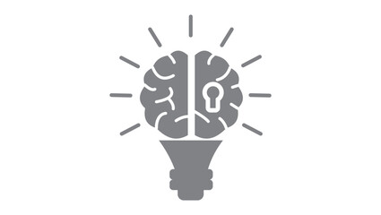 Brain with Gears | Creative Thinking Icon