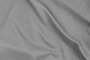 Fototapeta premium Grey Textured Wave Cotton Surface 