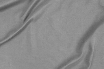 Fototapeta premium Grey Textured Wave Cotton Surface 