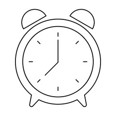 alarm clock vector illustration