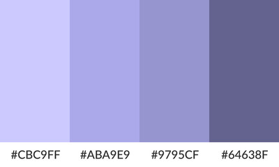 Abstract color palette banner versatile collection of shade and swatch