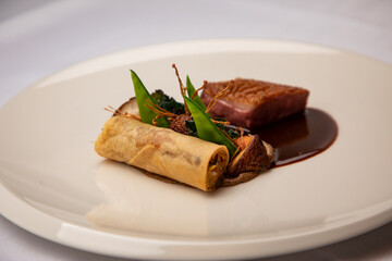 Fine Dining Beef Plate