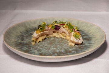 Fine Dining Seafood Plate