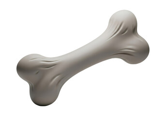 Fototapeta premium Isolated Cream Colored Dog Bone Chew Toy a Yummy Pet Treat in Minimalist Black Background Suitable for Animal Companions and Veterinary Use