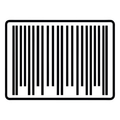 Vector art of barcode symbol for product identification isolated on white background