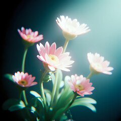 Fototapeta premium pink water lilies