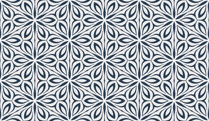 Fototapeta premium Abstract seamless floral pattern for vintage wallpaper and fabric design
