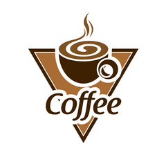 Coffee Cafe Drink Logo Design Template