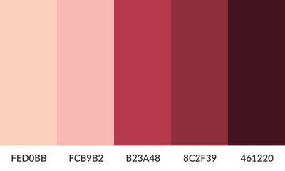 Abstract color palette banner versatile collection of shade and swatch