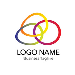 Colorful Logo Abstract Design Business