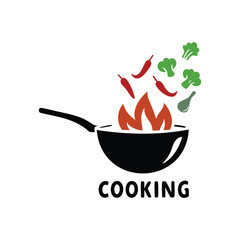 Restaurant Logo - Asian Food & Cooking Cuisine Branding