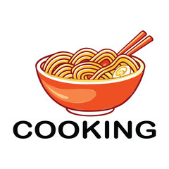 Restaurant Logo - Asian Food & Cooking Cuisine Branding