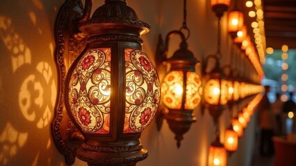 Decorative patterns in lighting art