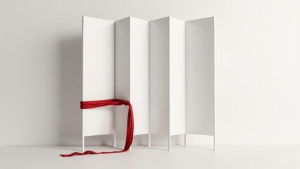 White screen style artistic decoration pattern