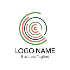 Logo Circle Abstract Vector Business Design Template