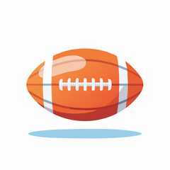 American Football Ball Illustration, Sport and Competition Vector Design