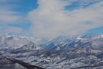 The mountains within the borders of Tunceli province extend in the west-east direction as an extension of the Eastern Taurus Mountains.