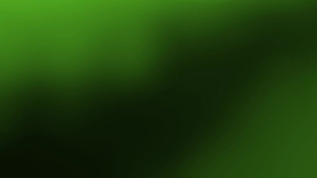 Abstract green light gradient illustration blending into black shadows