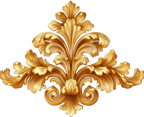 Ornate gold decorative flourish