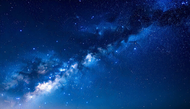 Night Sky Milky Way Cosmic Background