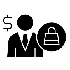 Buyer with Shopping Bag