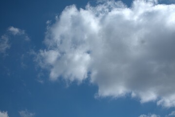 blue sky with clouds