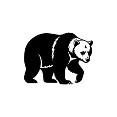 Fototapeta premium Majestic Black Bear Illustration A Powerful Symbol of Wild Nature