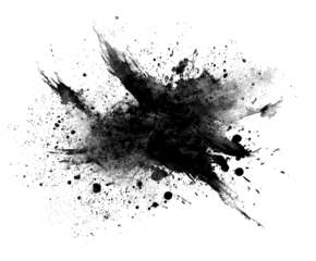 Abstract grayscale ink splatter (1)