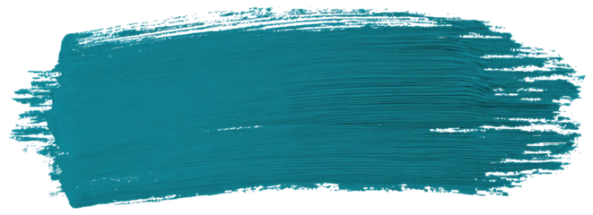 Teal paint stroke (1)