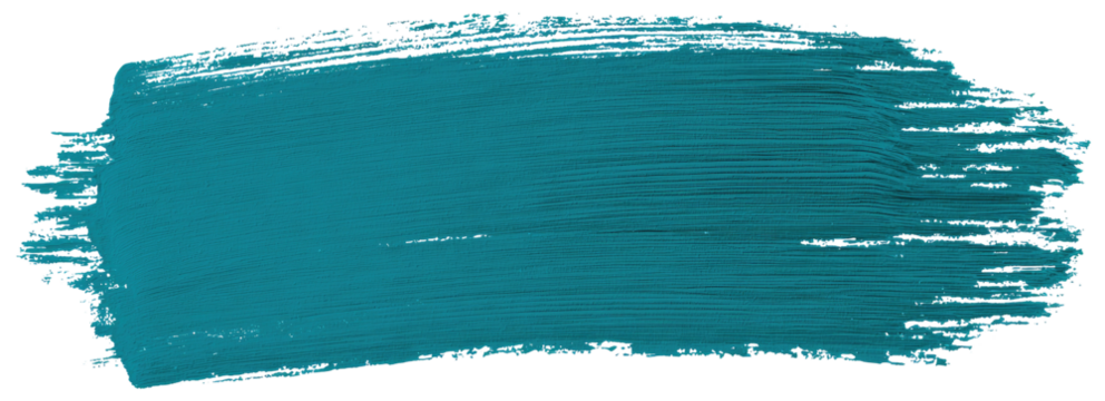 Teal paint stroke (1)