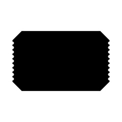 Ticket vector icon. Card illustration sign. Seat symbol. Coupon logo. Subscription web icon. ducket design for web.