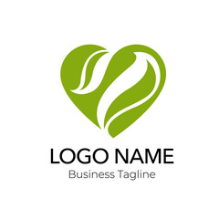 Logo Herbal Food Medicine Business Design Template