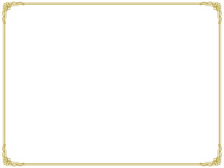 クラシカルなアンティークフレーム〜ゴールド〜