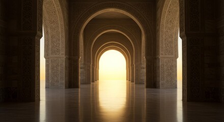 Fototapeta premium Ornate Archway to Light