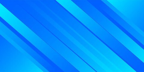 Abstract blue background with diagonal lines. Simple dynamic shapes composition for presentation on website. Vector illustration. Wallpaper.