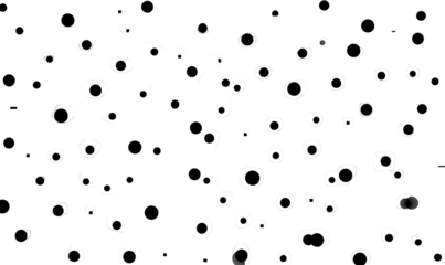 Abstract monochrome pattern of circles and blobs