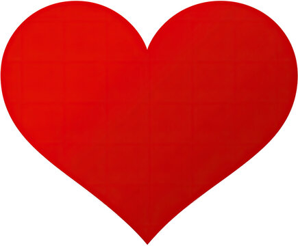 Simple red heart shape (2)