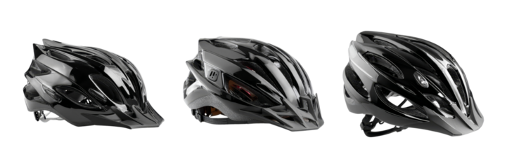 Collection of Black Bicycle Helmets for Safety and Style in Sport