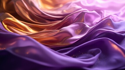 Obraz premium Minimalist abstract curves and flowing ribbon shapes in various color gradients, glossy and matte textures, futuristic design, elegant lighting, and modern 16:9 composition for premium visuals.