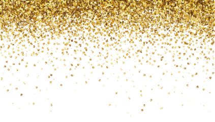 Gold glitter confetti on black background (1)