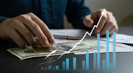 trader   working on chart