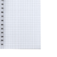 Graph paper pad isoleted on transparent background .