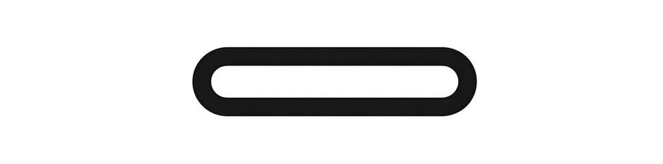 Simple, dark oval shape on a black background