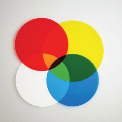 Venn Diagram of Primary Colors - Abstract Overlapping Circles