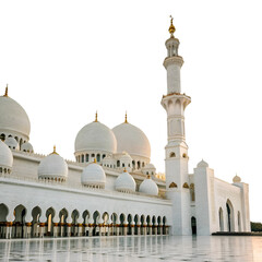 mosque in abu dhabi united arab emirates