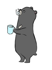 うがいをするゆるマレーグマ