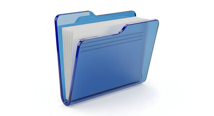  "Blue Archive Folder Icon for Organization and Documentation"