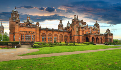 Fototapeta premium Glasgow - Kelvingrove Museum and Art Gallery - Scotland, nobody