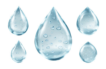 Realistic water droplets